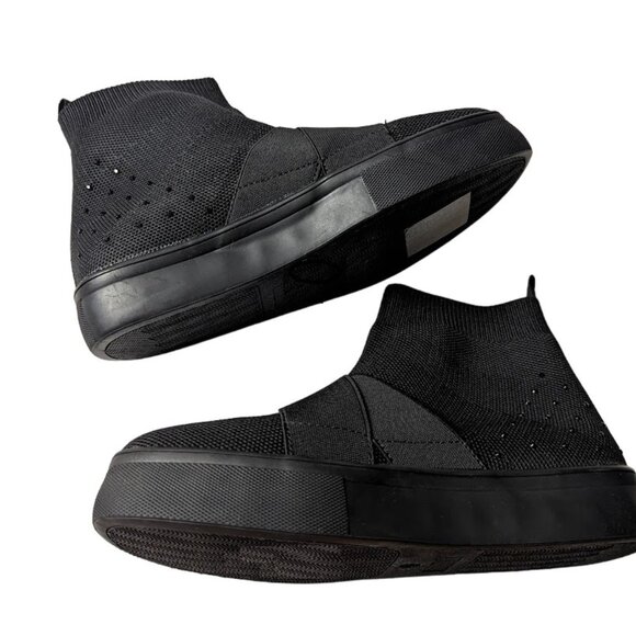 Ecko Red Rhino Beyley Black Slip On Logo Black Knit Sneaker Bootie Size 7.5 NWOB - Picture 10 of 10